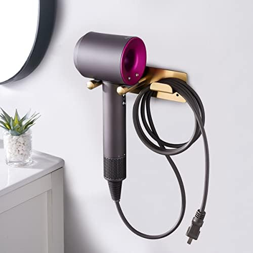 Hair Dryer Holder Wall Mounted, Self Adhesive Blow Dryer Holder Hair Dryer Organizer Hair Dryer H... | Amazon (US)