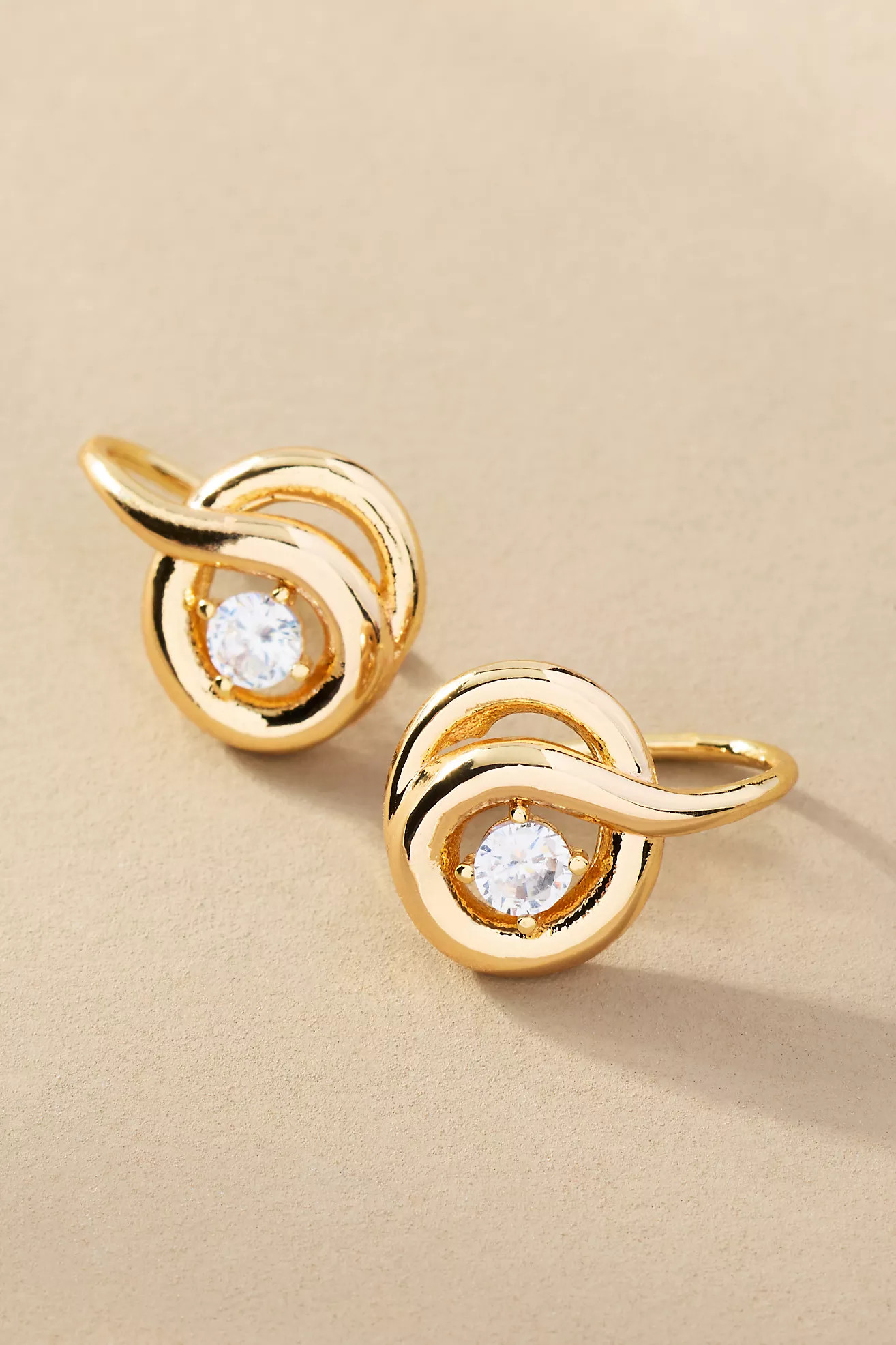 Looped Crystal Earrings | Anthropologie (US)