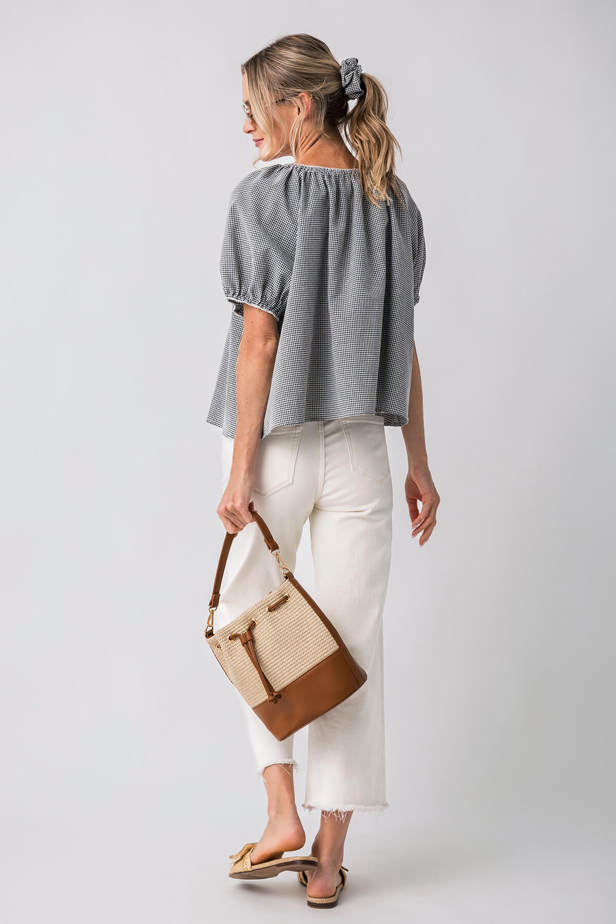 Things Between Joey Gingham Blouse | Social Threads