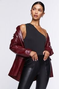 Ruched One-Shoulder Bodysuit | Forever 21 (US)