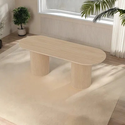 Oval Solid Wood Dining Table | Wayfair North America