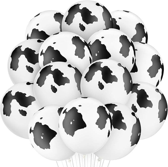 Cow Balloons Latex Balloons Funny Print Cow Balloons for Birthday Party Supplies Decorations (48 ... | Amazon (US)