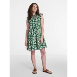 Time and Tru Women's and Women's Plus Tiered Cotton Mini Dress with Flutter Sleeves, Sizes XS-4X | Walmart (US)