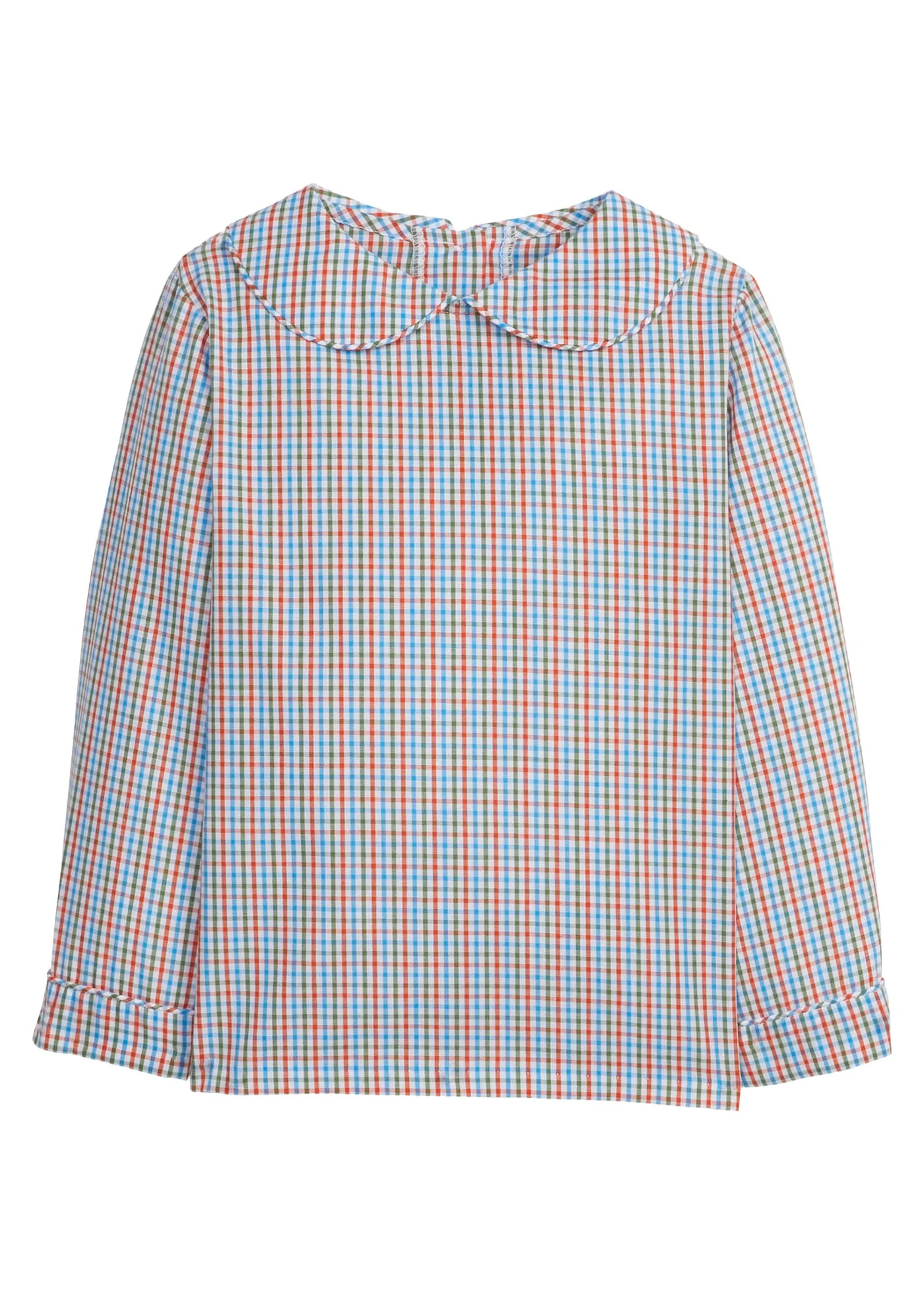 Boys Peter Pan Shirt in Teton Plaid | Little English