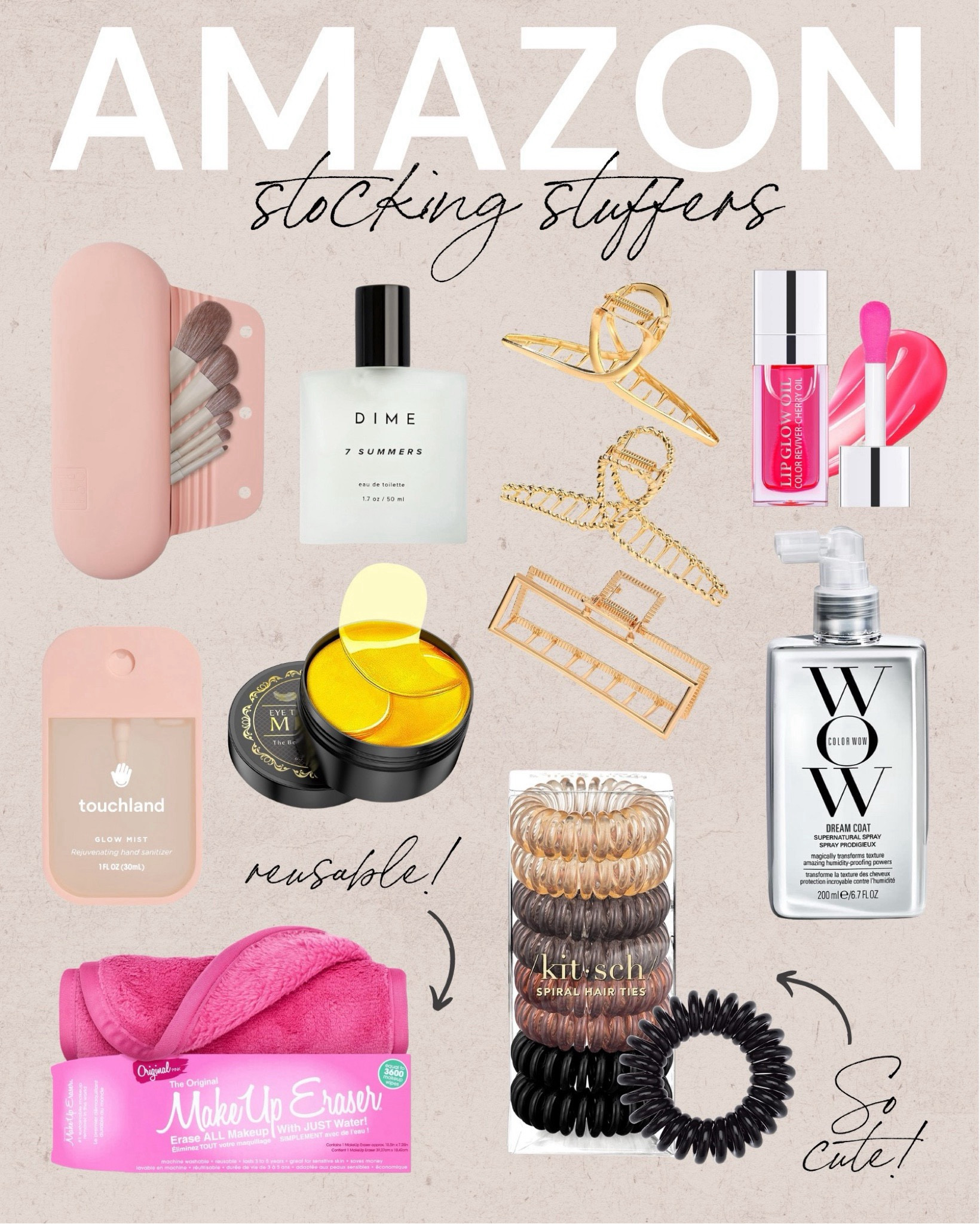 Amazon Stocking Stuffers


stocking stuffers, stocking stuffers for her, beauty stocking stuffers, amazon stocking stuffers

#LTKGiftGuide #LTKBeauty #LTKHoliday