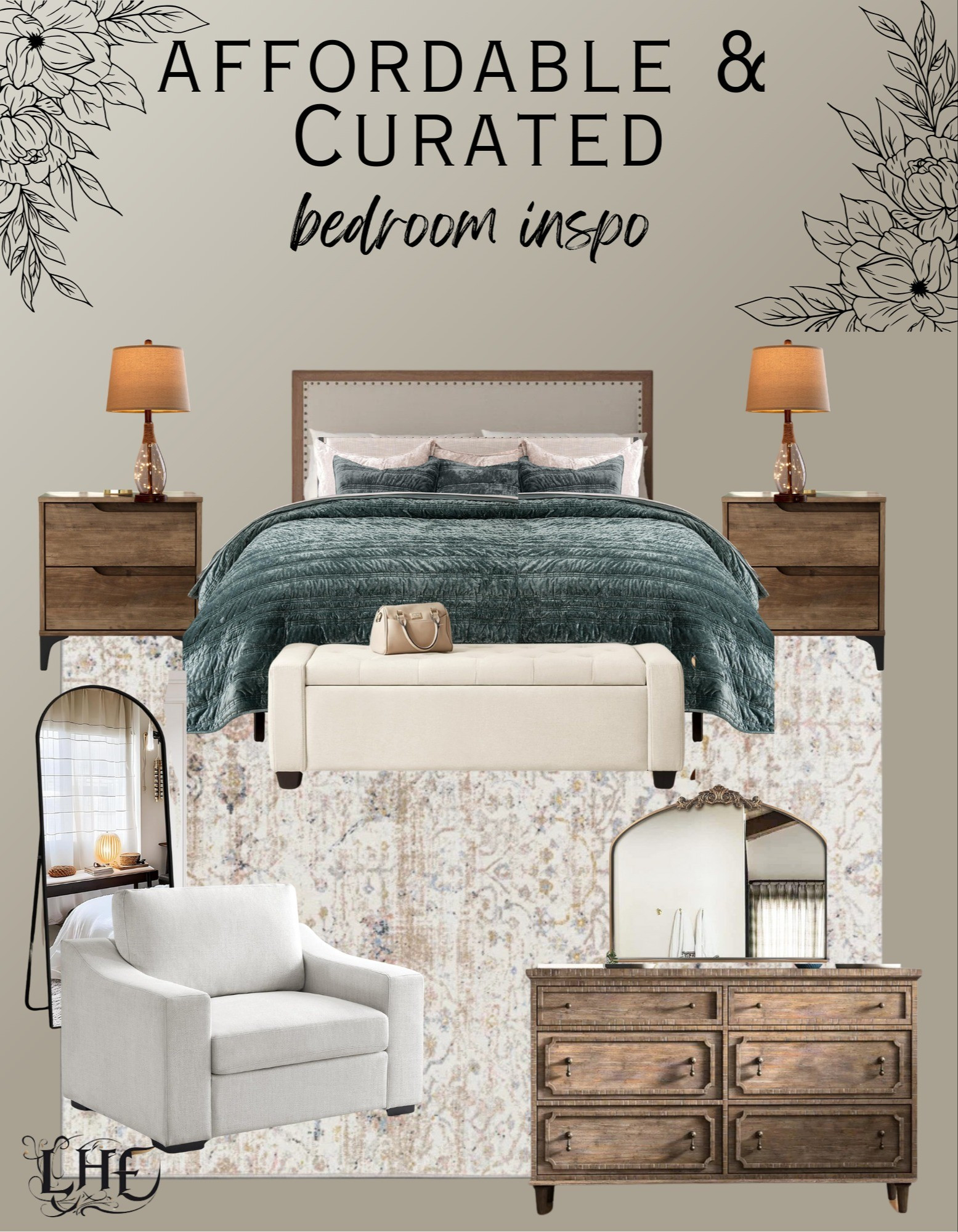 Affordable bedroom inspo! Shop these finds below 👇. . . Bedroom, bedroom inspo, affordable bedroom furniture, curated bedroom, bedding, bedding inspo, winter bedding, bedding master bedroom, bedroom rug, bedframe, bed frame, guest room bedding, nightstands, nightstand, bedroom lamp, table lamp, dresser, modern farmhouse bedroom inspo, modern farmhouse, modern farmhouse bedroom, storage bench, bedroom storage bench, area rug, washable rug, bedroom chair, sitting chair, bedroom mirror, floor mirror, dresser mirror

#LTKHome #LTKSaleAlert #LTKStyleTip