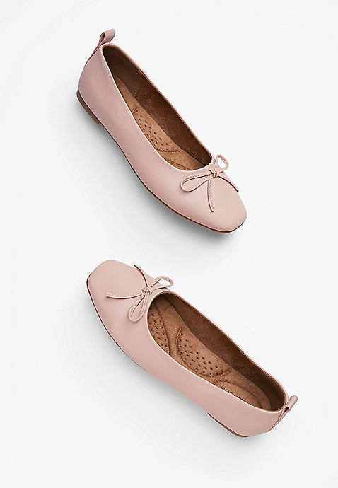 SuperCush Grace Bow Ballet Flat | Maurices