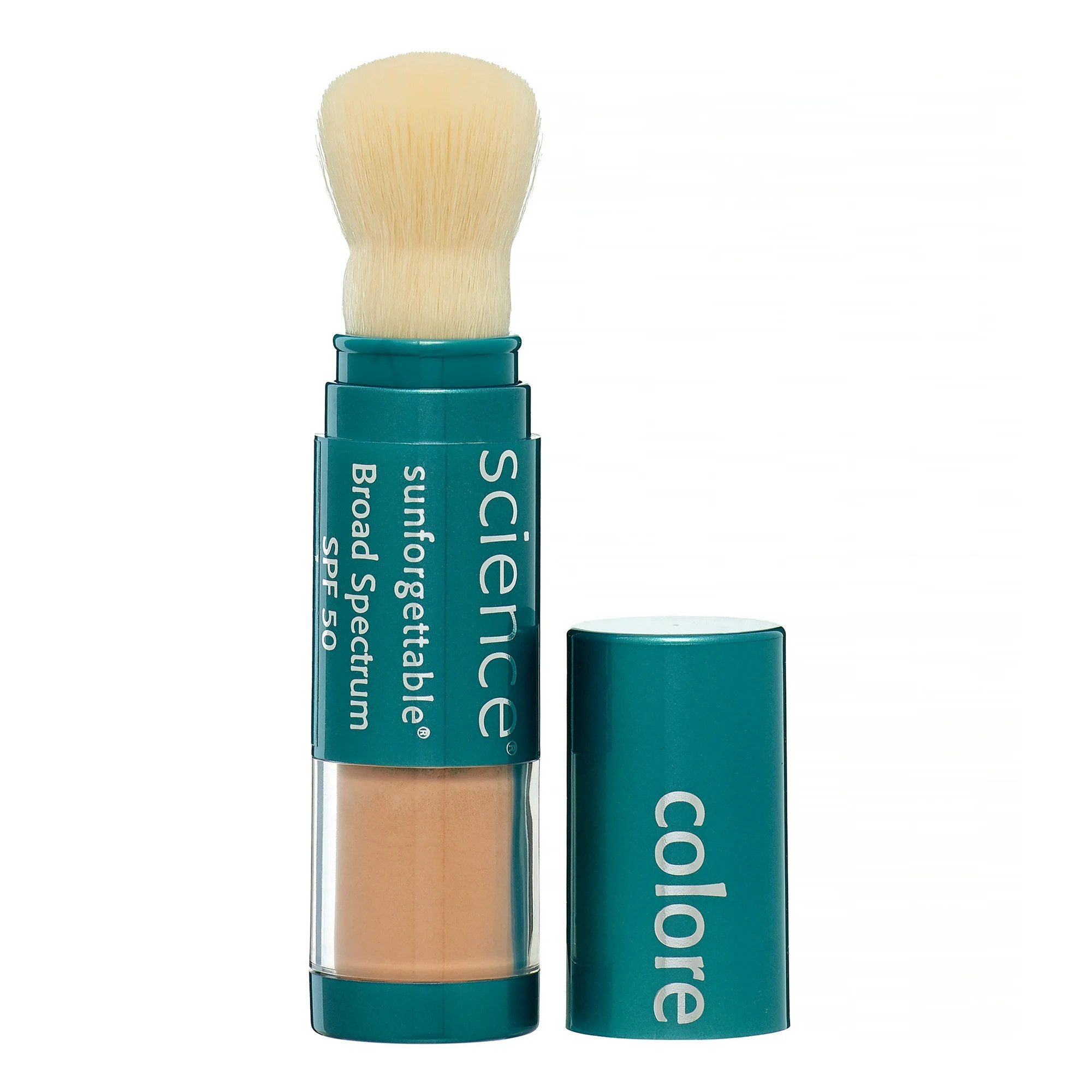 ($65 Value) Colorescience Sunforgettable Brush-On Sunscreen Spf 50, Medium, 0.21 Oz | Walmart (US)