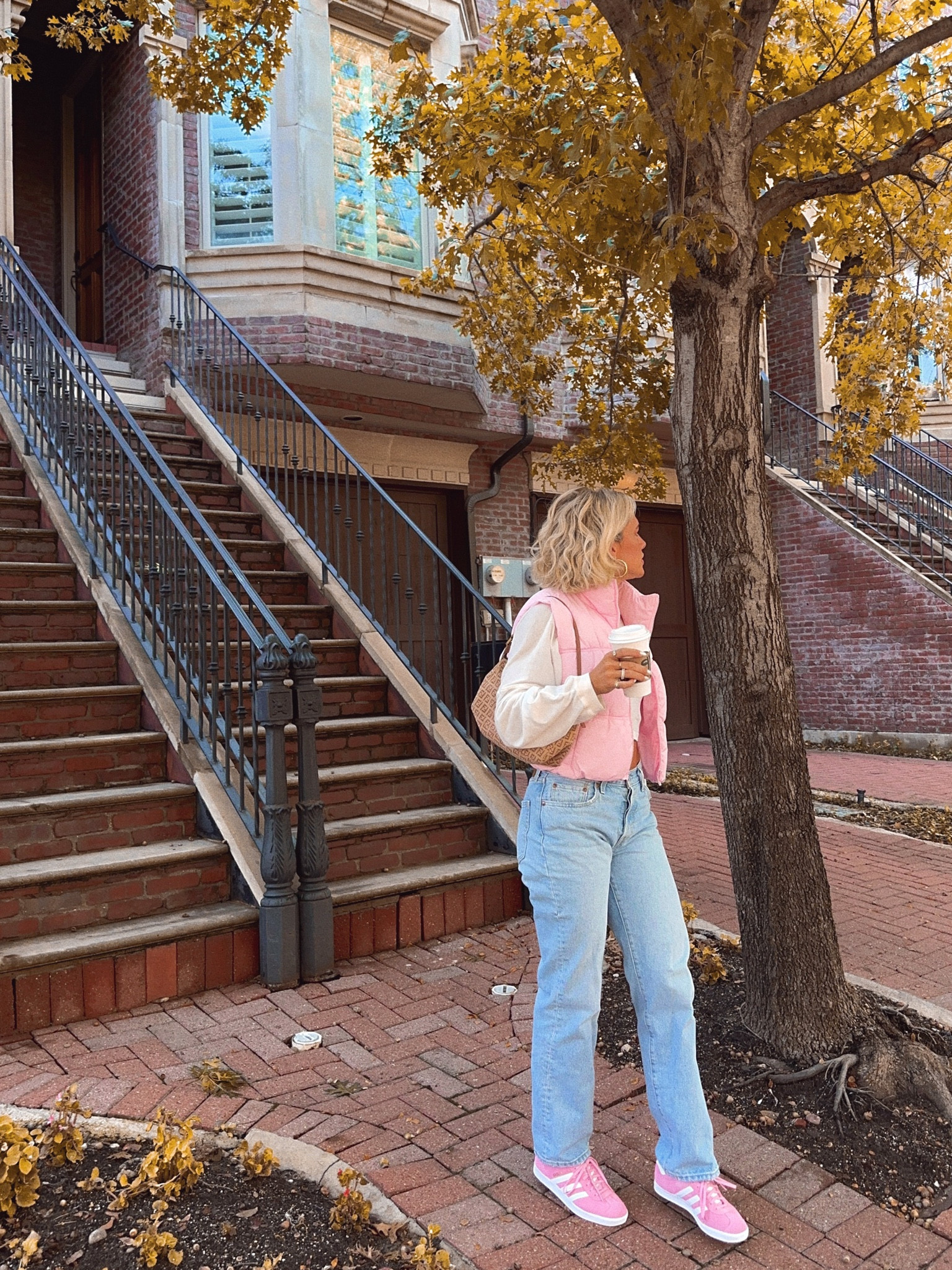 Pink puffer vest from H&M wearing a medium 💖

#LTKSeasonal #LTKsalealert #LTKstyletip