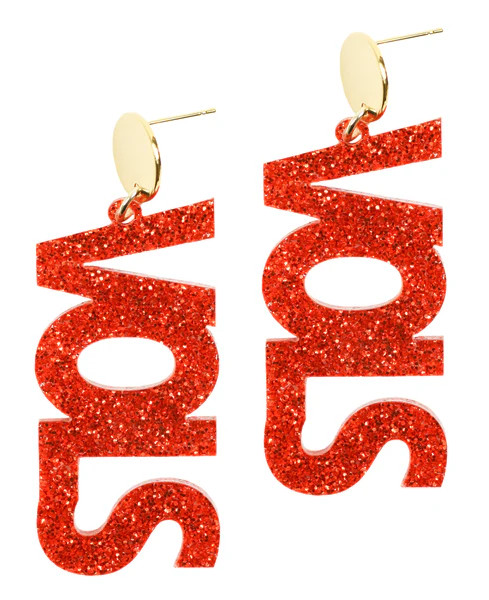 Vols Acrylic Earring | Bourbon and Boweties