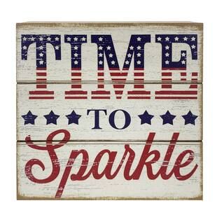 5.5" Time to Sparkle Tabletop Sign by Ashland® | Michaels Stores