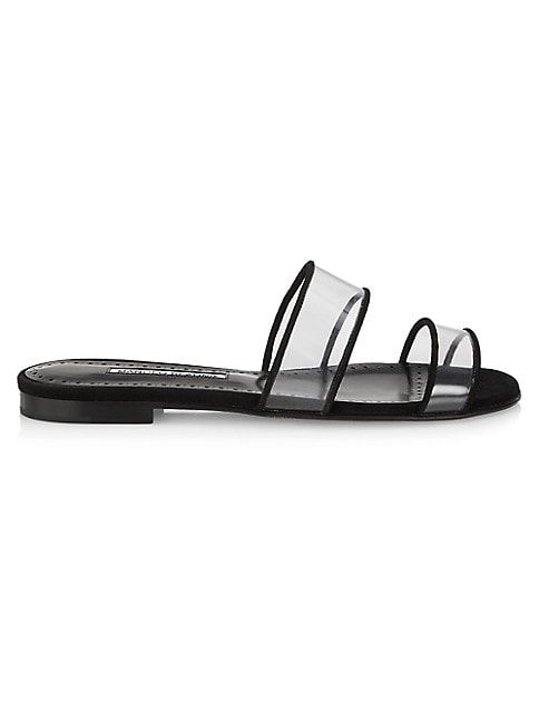 Invymuflat Suede & PVC Sandals | Saks Fifth Avenue