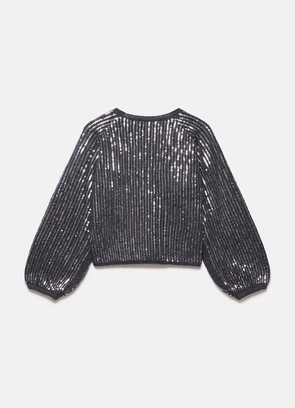 Grey Sequin Embellished Jumper | Mint Velvet