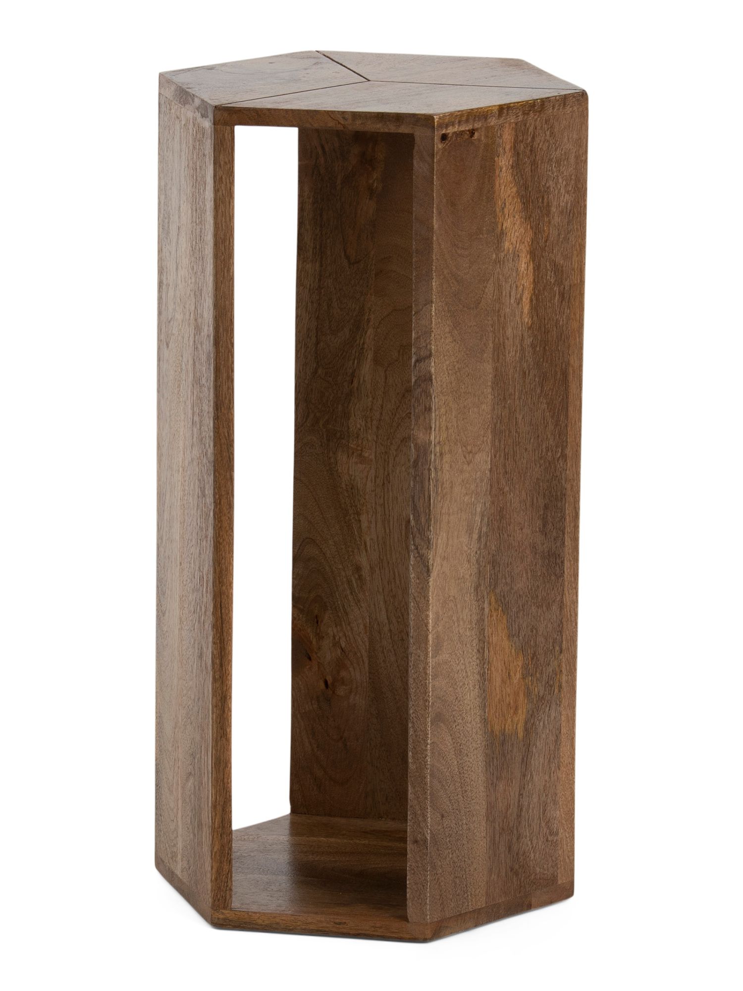 Hexagonal Wooden Side Table | The Global Decor Shop | Marshalls | Marshalls