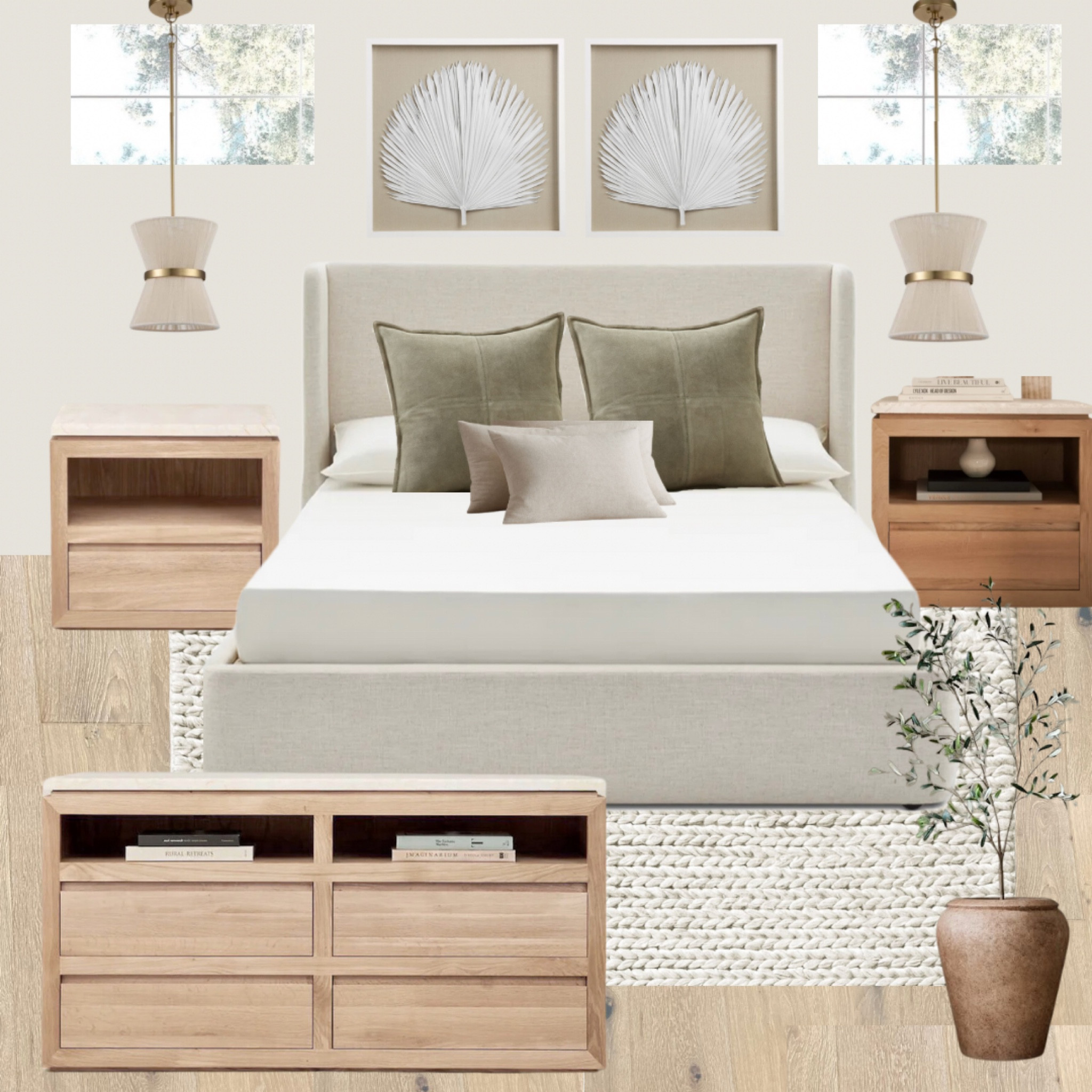 Bedroom decor, modern organic coastal tranquil 

#LTKover40 #LTKhome #LTKfamily