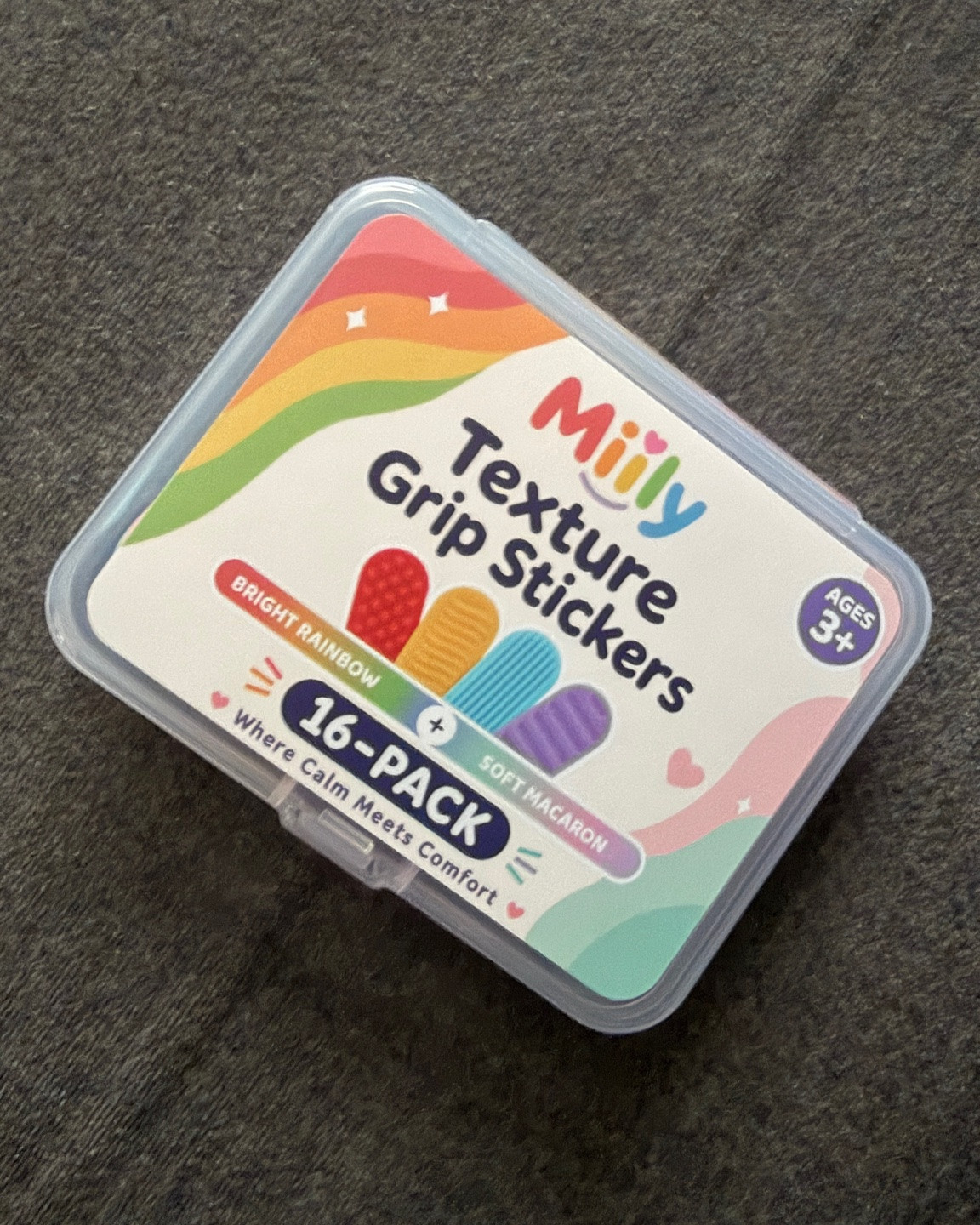As a neurodivergent mom to neurodivergent kids, these texture grip stickers were a must buy!! The colors do not disappoint 🤩

#LTKmomlife #LTKSaleAlert #LTKKids