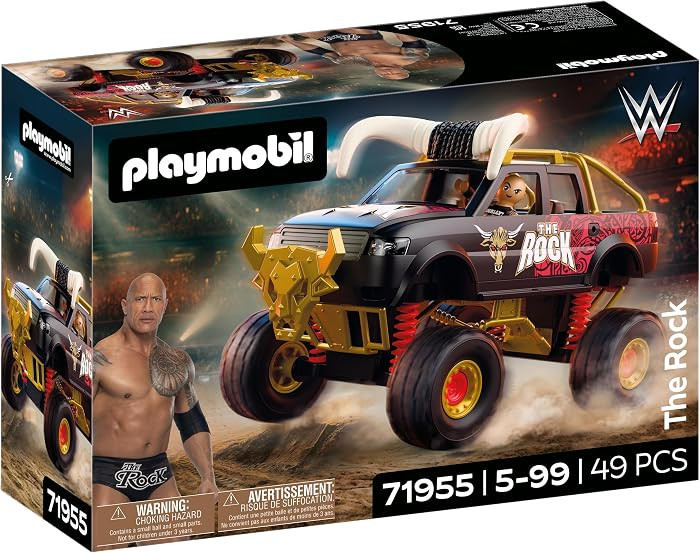 Playmobil WWE The Rock Monster Truck | Amazon (US)