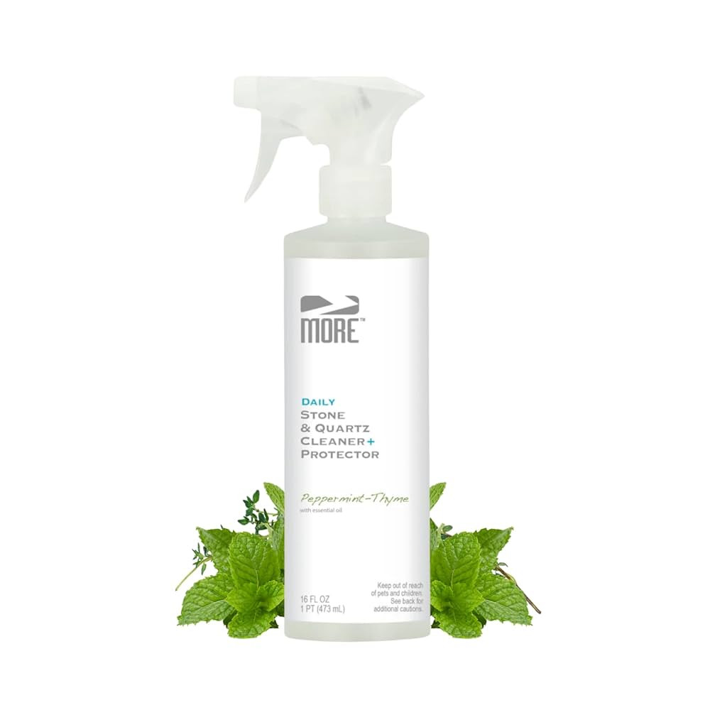 MORE Stone & Quartz Cleaner + Protector - Water-Based Surface Spray - Granite, Quartz & Marble Cl... | Amazon (US)
