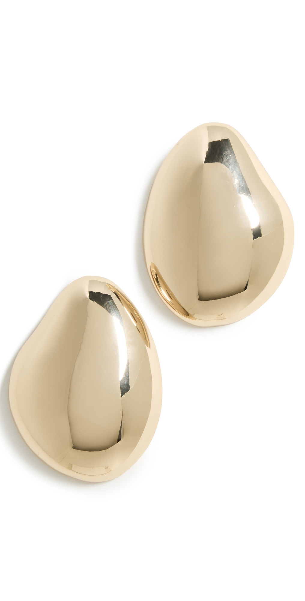 SHASHI Madrid Large Stud Earrings Gold One Size | Shopbop