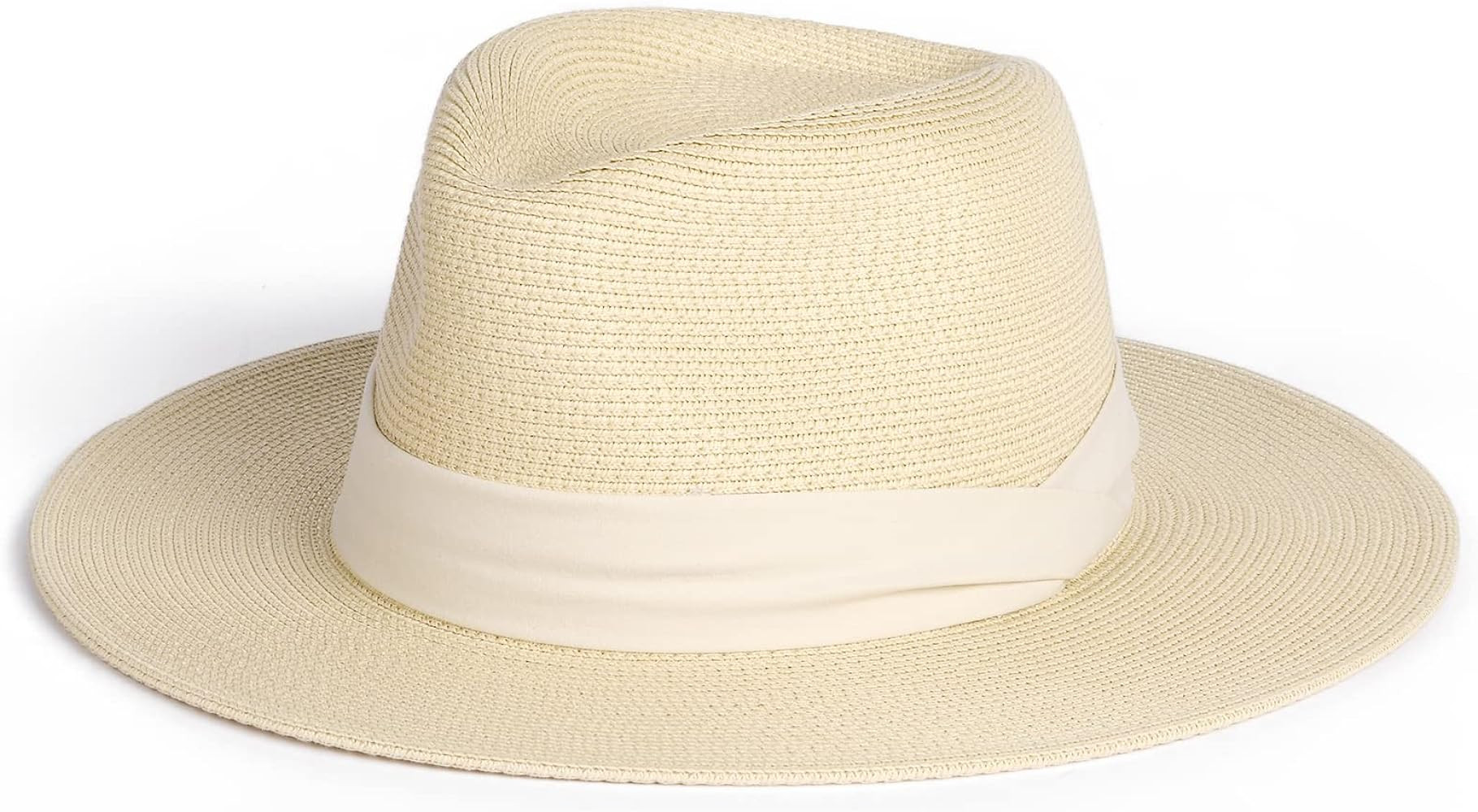 FURTALK Womens Mens Wide Brim Straw Panama Hat Fedora Summer Beach Sun Hat UPF Straw Hat for Wome... | Amazon (US)