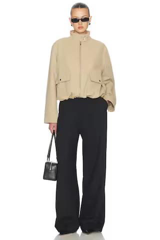 Brody Bomber Jacket in Camel | Revolve Clothing (Global)