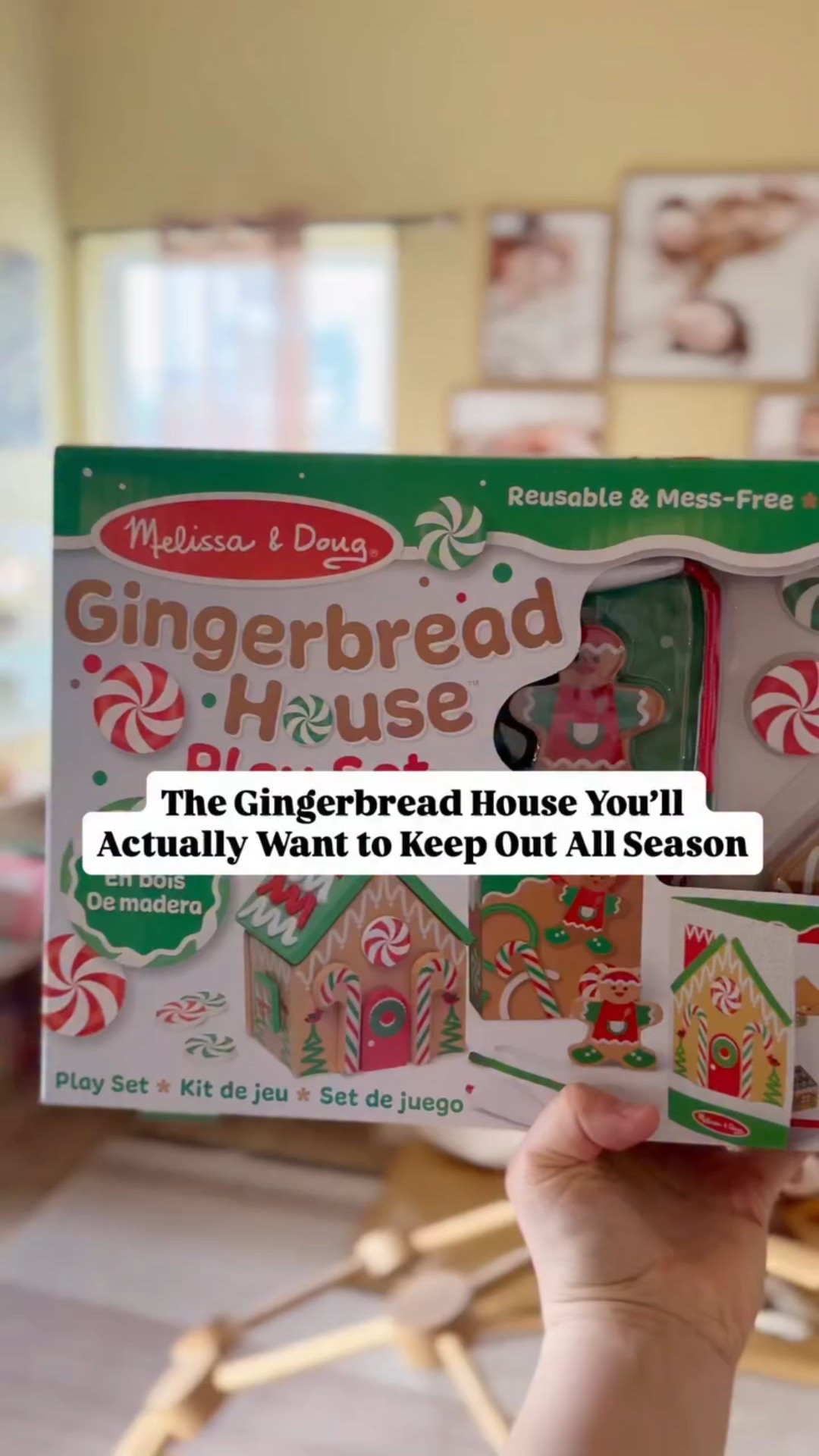 The gingerbread house that doesn’t end in a sugar-covered disaster 🎄

This reusable, mess-free Melissa & Doug play set keeps the fun going all season…no frosting, no cleanup, no stress 🙌

Not sponsored…I just think it’s really cute and under $20, so it’s kind of a steal 🍭

Linked on my LTK or comment below!

#MelissaAndDoug #HolidayToys #MomApprovedGifts #MessFreeFun #HolidayMagic #HolidayDeals #ToddlerToys

#LTKHoliday
