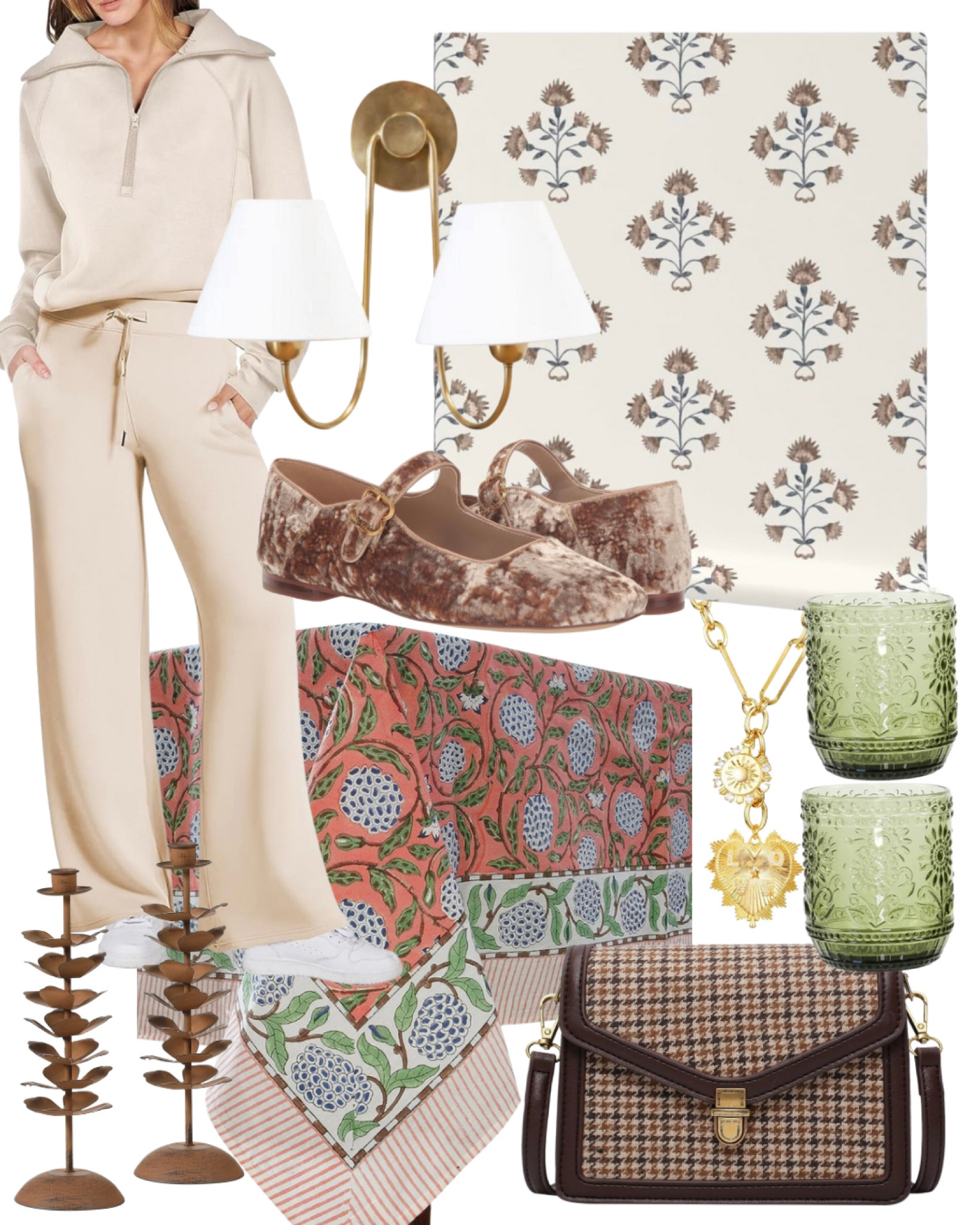 NEW Amazon Finds!
Lounge set; Block print wallpaper; tablecloth; tweed; crossbody; Amazon fashion; Amazon home finds; colored water glasses; Maryjane flats; charm necklace

#LTKshoecrush #LTKhome #LTKfindsunder50