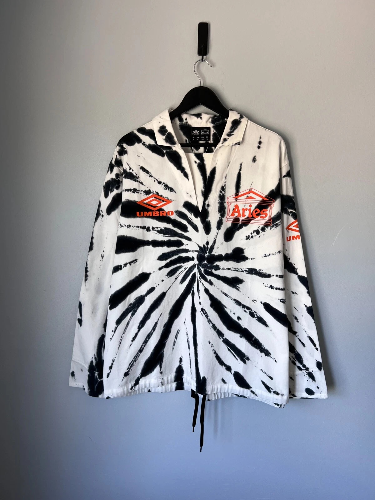 Aries x Umbro Pro 64 Drill Pullover - Size XL - White Tie Dye - NEW  | eBay | eBay UK