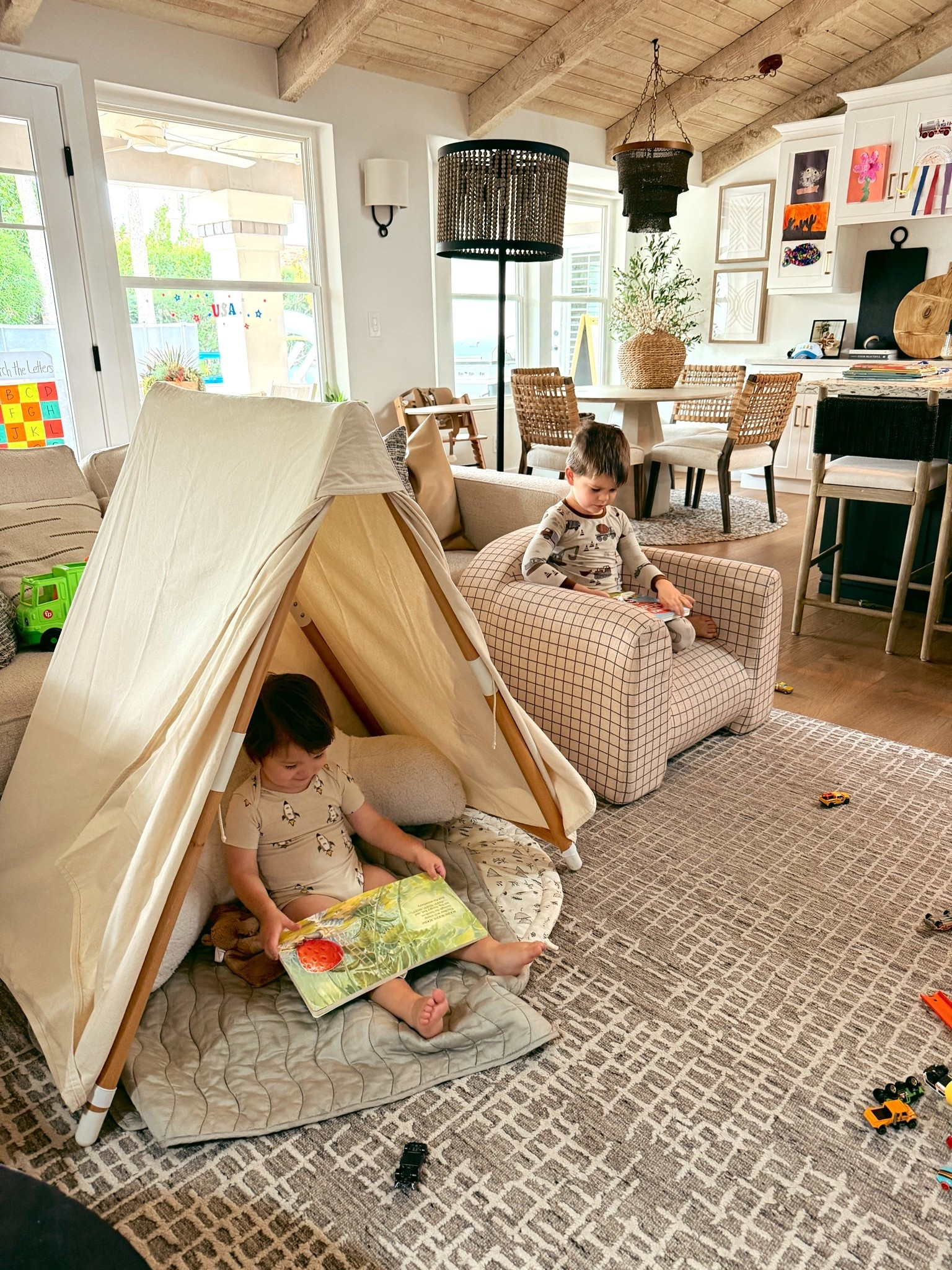 Our favorite Lalo play tent and House of Noa kids chair. Perfect spots for reading!

#LTKmomlife #LTKKids #LTKHome