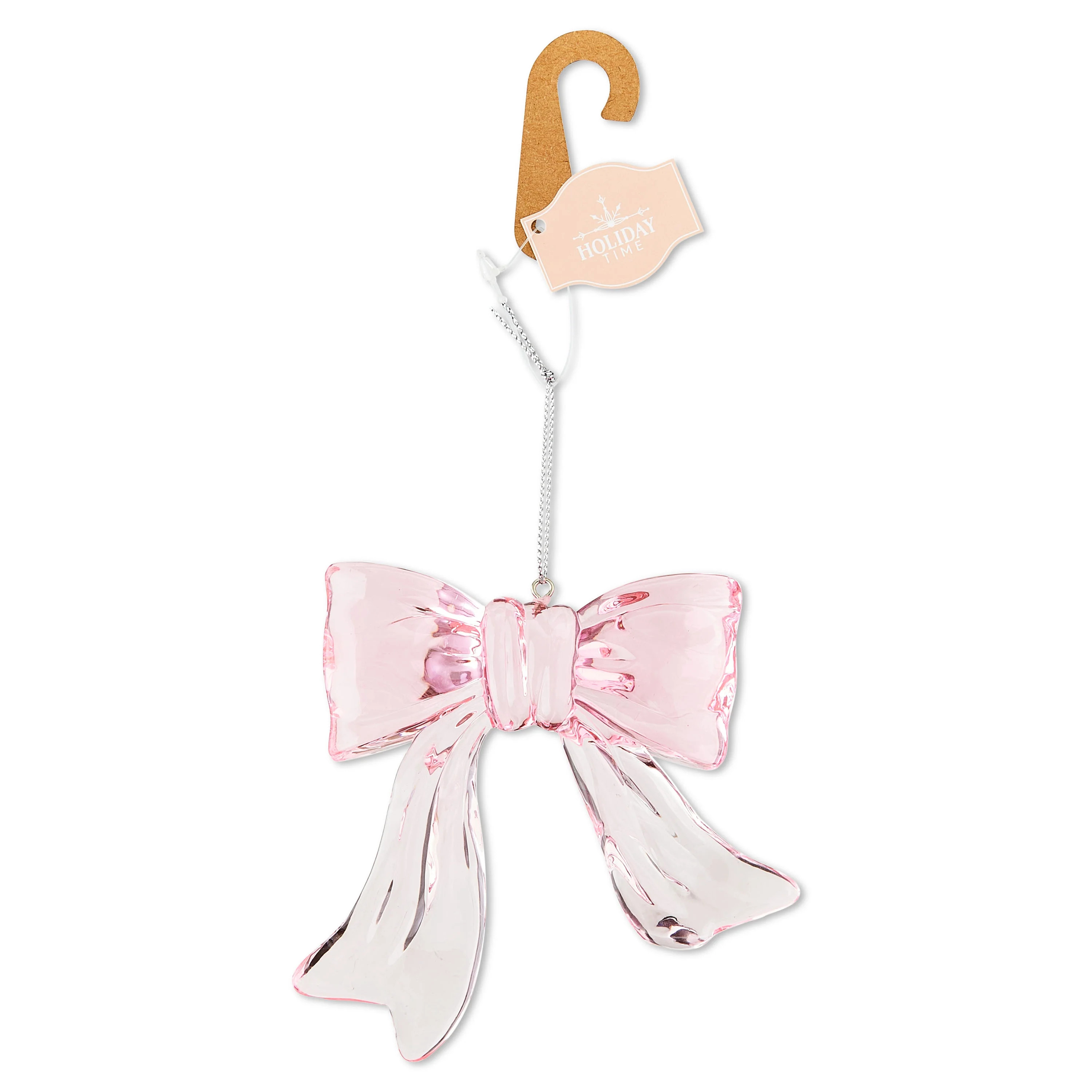Pink Bow Ornament, 4", by Holiday Time | Walmart (US)