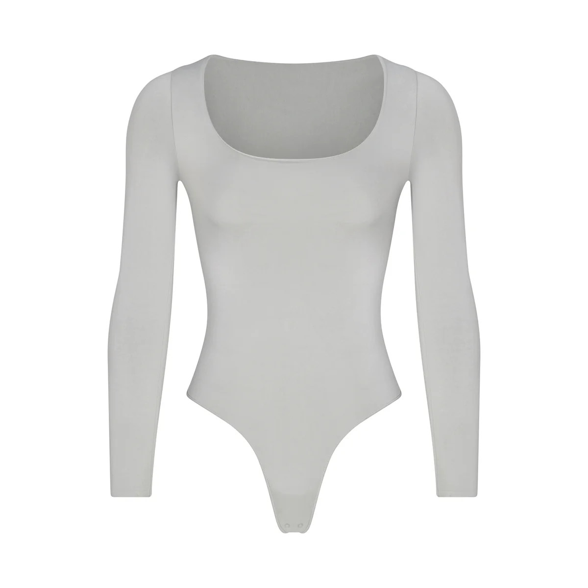 ESSENTIAL LONG SLEEVE SCOOP NECK BODYSUIT | SKIMS (US)