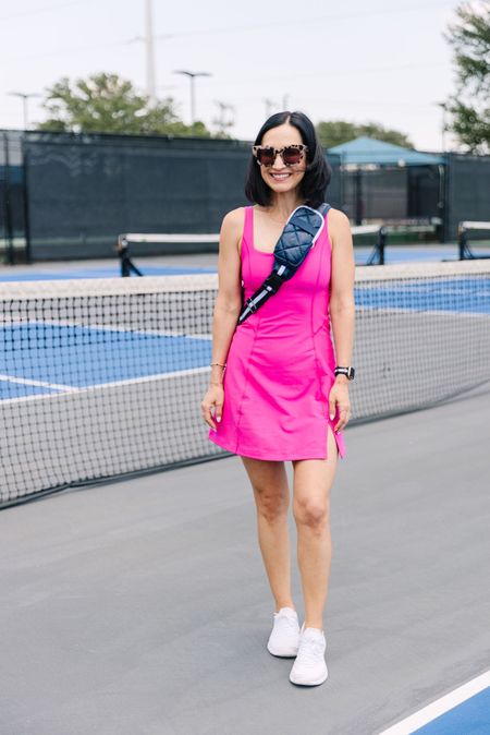 A fave Abercrombie active dress style, 20% off this weekend + extra 15% off with code: DRESSFEST. Perfect for casualwear Pickleball , tennis golf and more! Runs small - I’m wearing a size small. 

#LTKfit #LTKsalealert #LTKunder100