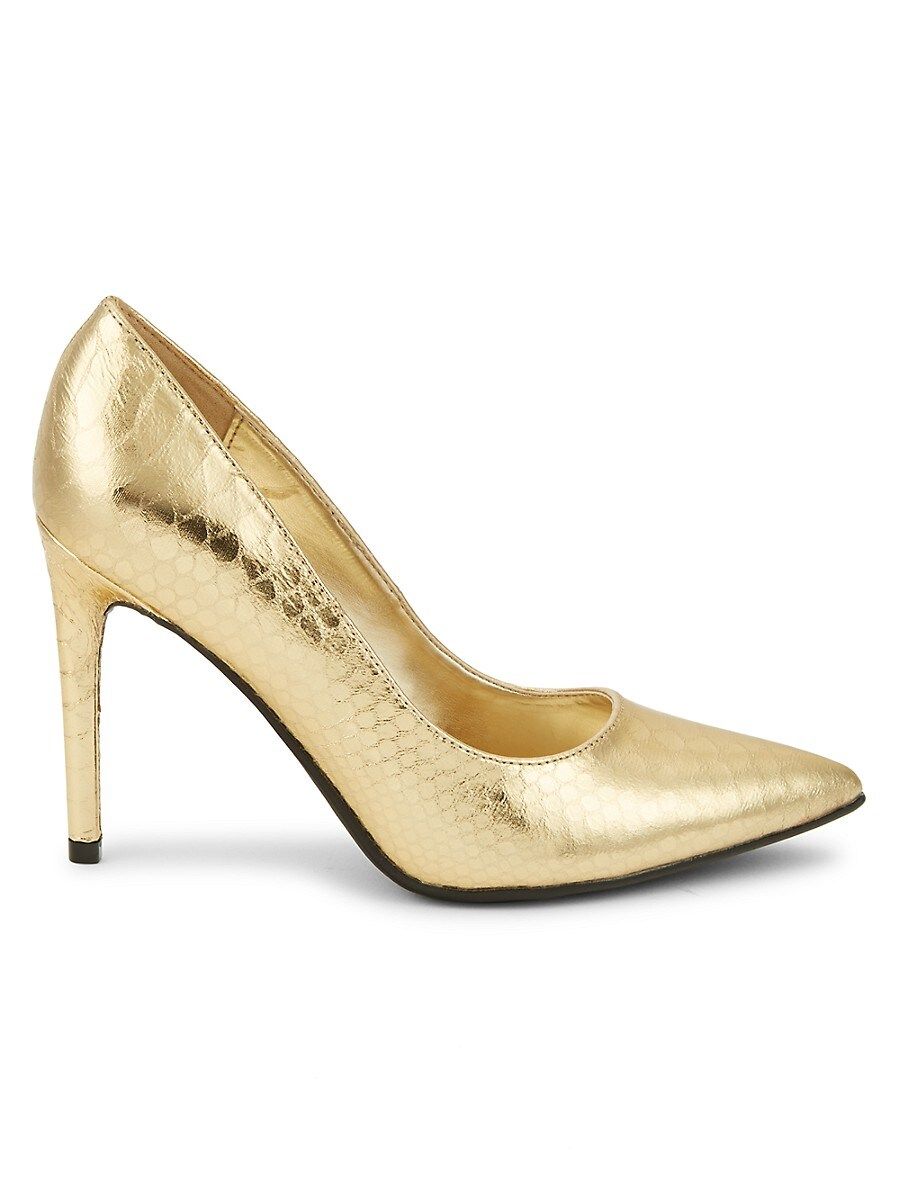 Guess Women's Metallic Pumps - Gold - Size 8.5 | Saks Fifth Avenue OFF 5TH