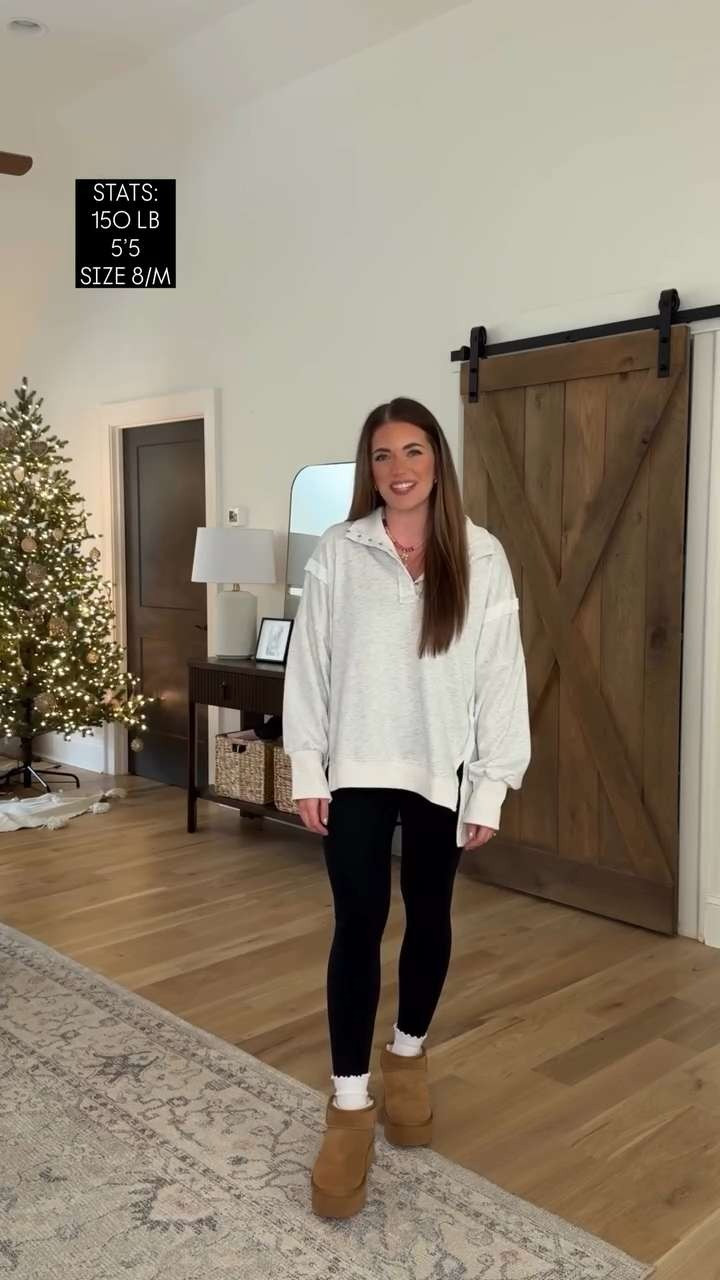 my waist 29” & hips 40”. Fave buttery soft leggings TTS - M. seamless undies TTS - M. Grey oversized Henley - size L. All LS tees TTS - M.flare leggings both TTS - M 32” inseam. vest TTS - M. Fave jeans TTS - 29. shoes TTS. 

 #LTKHoliday #LTKgrwm #LTKSaleAlert