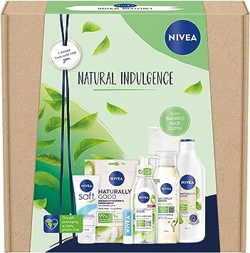 NIVEA Natural Indulgence Gift Set, Indulgent Gifts for Her with 6 NIVEA Products, Moisturising an... | Amazon (UK)