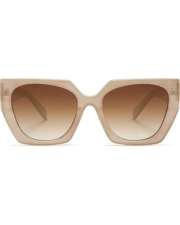 SOJOS Trendy Large Oversized Polarized Sunglasses Womens Big Square Cateye Sunnies, Lentes de sol... | Amazon (US)