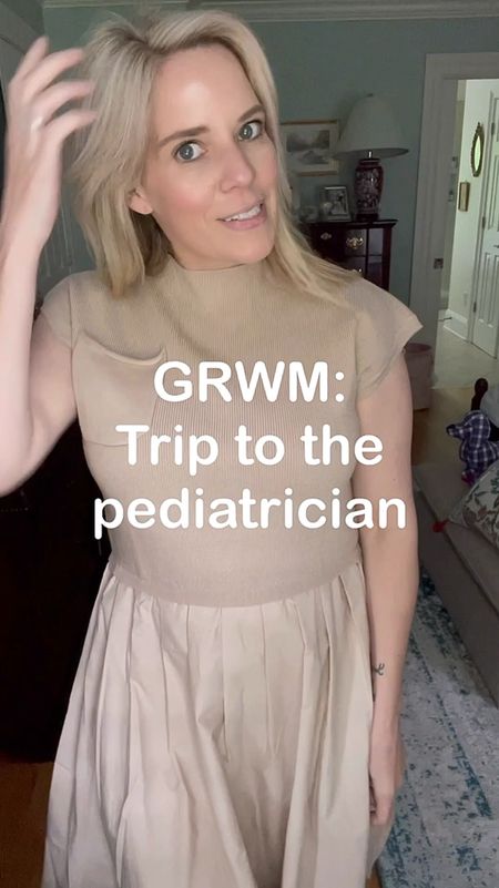 GRWM for a trip to the pediatrician 

I styled this super cute sweater, pleated dress for an unexpected Friday afternoon trip to the pediatrician. I’m wearing a size M. I’m 5’3 34DDD.

#LTKfindsunder50 #LTKfindsunder100 #LTKover40