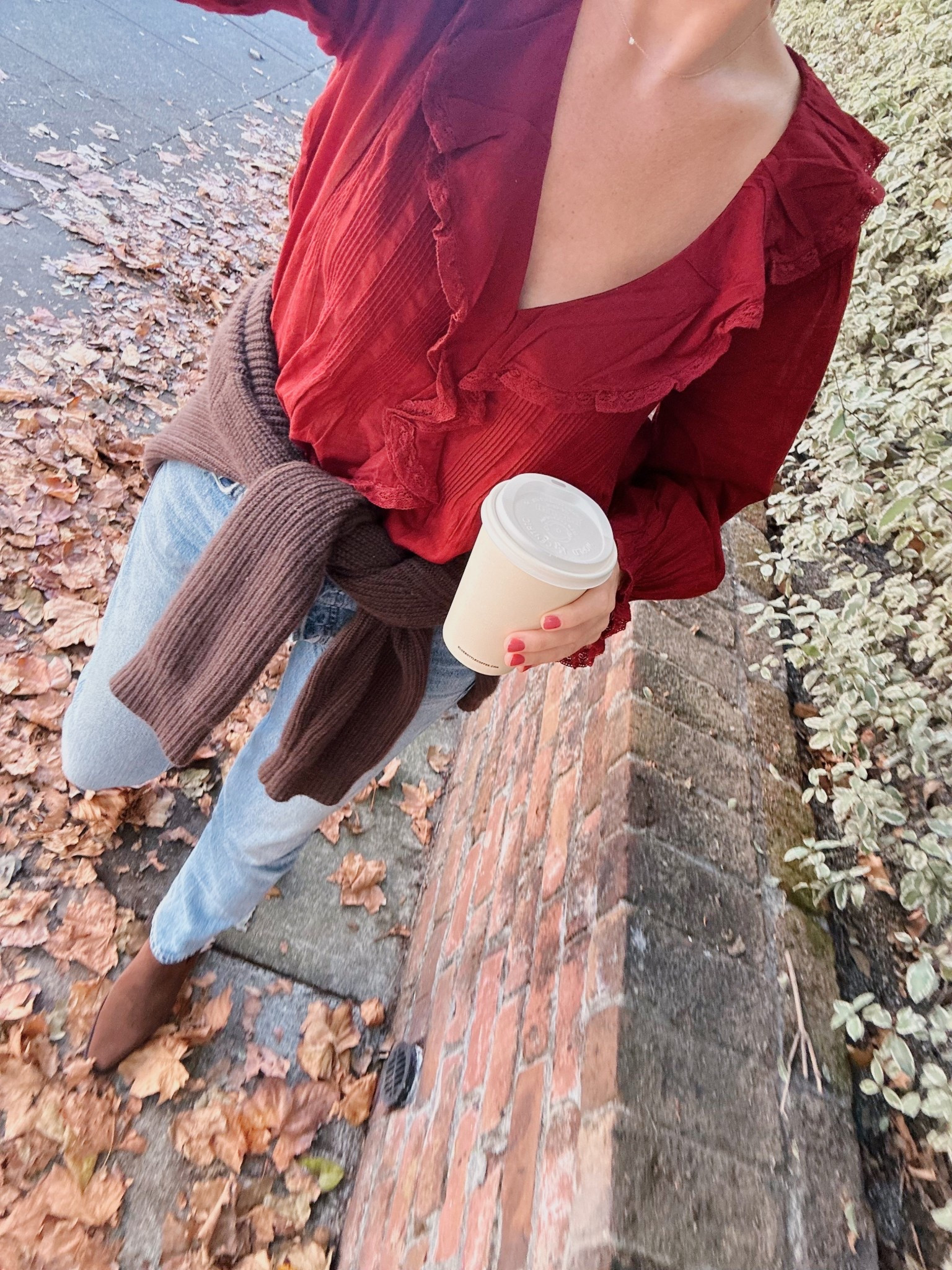 Fall Outfit inspo. Jewel tones and brown  Doen Hardy Top with brown suede  Ashytn boots 

#LTKStyleTip #LTKSeasonal #LTKOver40