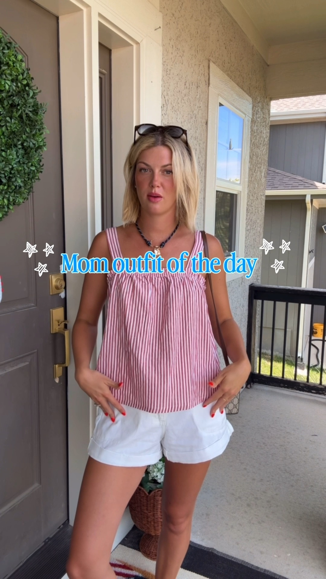 Busy mom summer outfit of the day! Follow along for more affordable mom outfits 🫶🏼 C0mment SHOP - I’ll send ya everything

#LTKootd #LTKmomlife