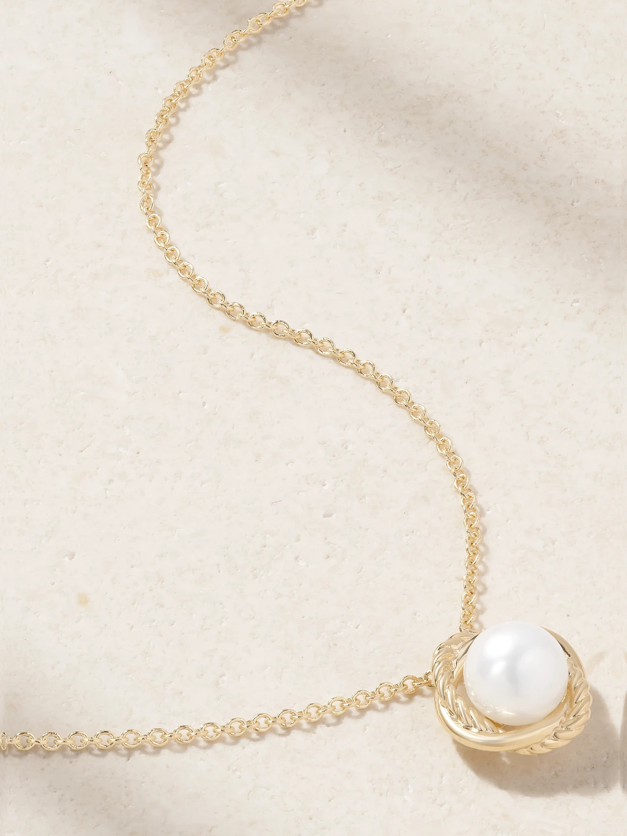 David Yurman - Infinity 18-karat Gold Pearl Necklace - One size | NET-A-PORTER APAC