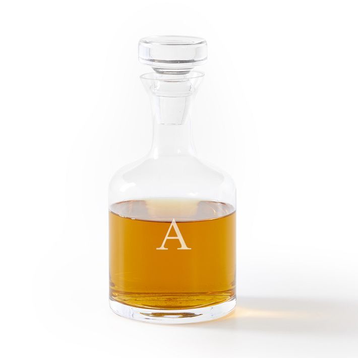 Rounded Glass Whiskey Decanter | Mark and Graham
