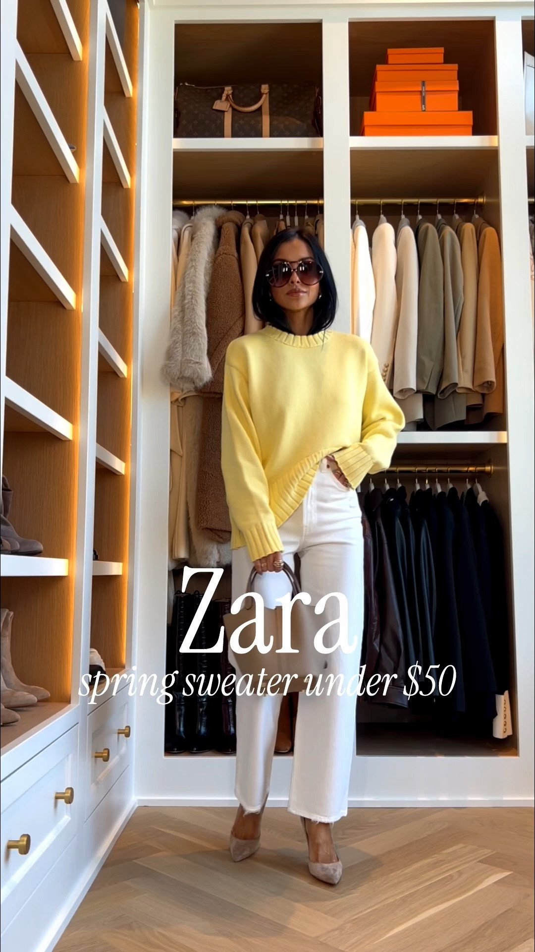 @Zara spring look under $50 and it is so chic and feminine. This butter yellow spring sweater is the perfect elevated piece for brunch, weekends or work. Styled with Levi’s white jeans for a polished, flattering silhouette.

Zara top - size XS
Levi’s white jeans wearing a 24, runs TTS.

miamiamine zara spring top under 50 casual chic outfit Levi’s white jeans under $100 brunch outfit inspiration elevated casual style spring wardrobe staples



#LTKSeasonal #LTKPetite #LTKootd