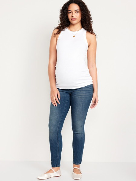 Maternity Full-Panel Skinny Jeans | Old Navy (US)