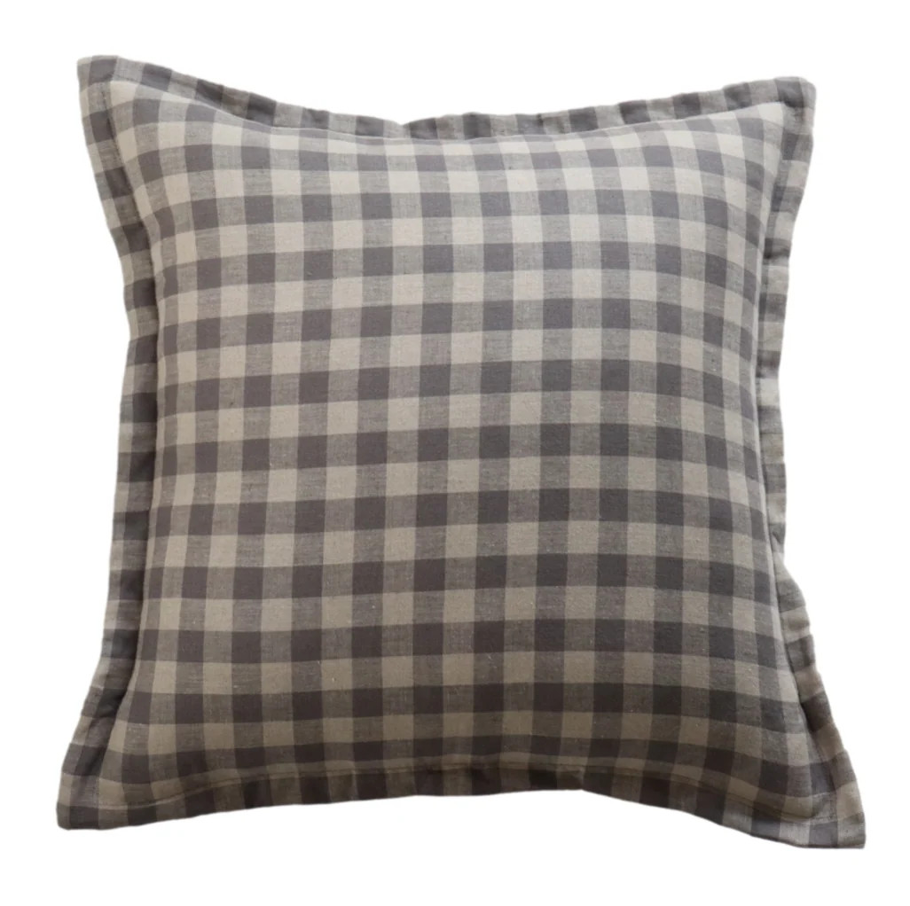 Hunter Gingham Pillow Cover | Danielle Oakey Interiors INC