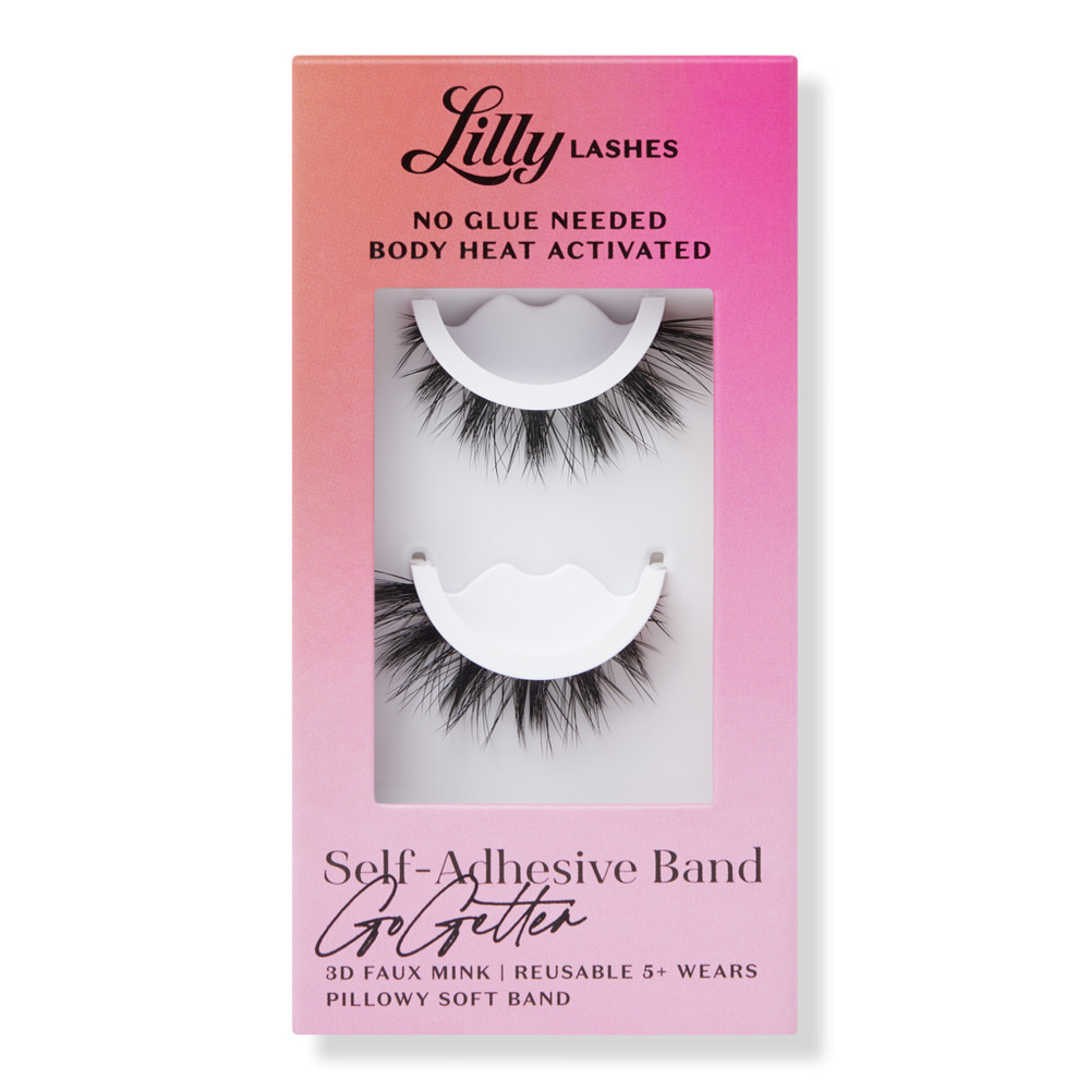 Lilly Lashes GoGetter Self-Adhesive 3D Faux Mink Lashes | Ulta