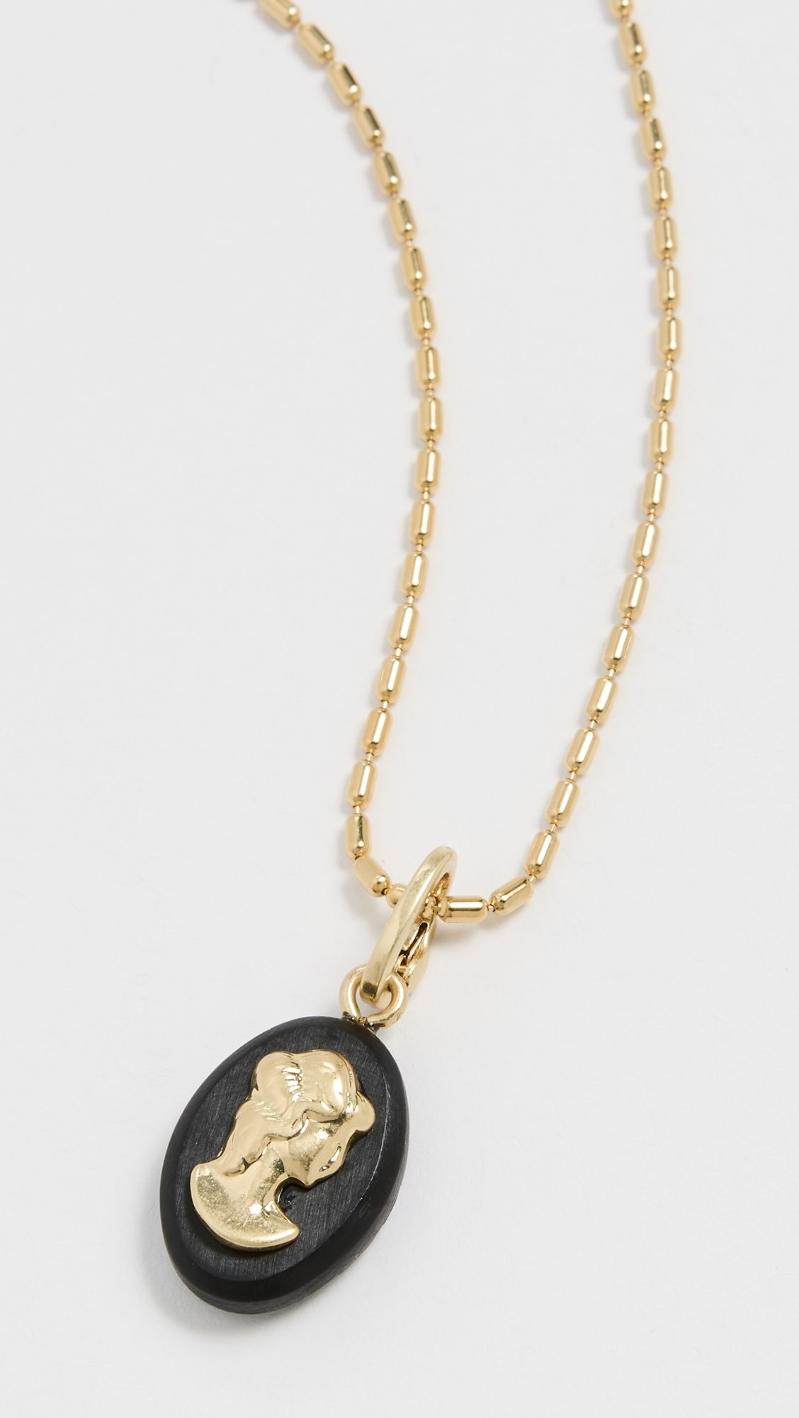 Barrel Chain Necklace with Charm | Shopbop
