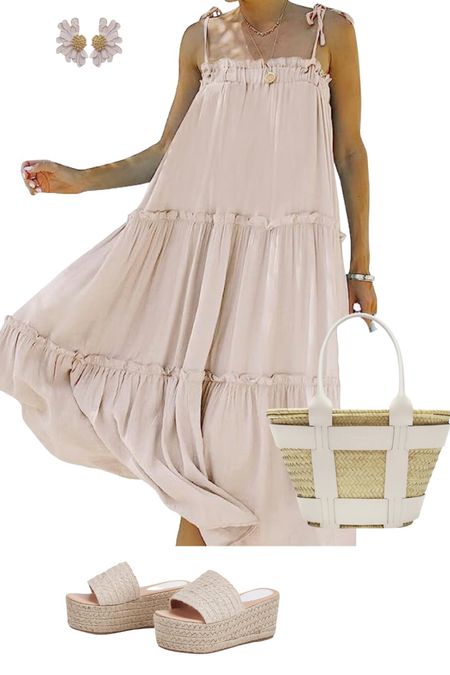 Great flowy dress and love adding accessories! All from Amazon 

#LTKstyletip #LTKFind #LTKunder50