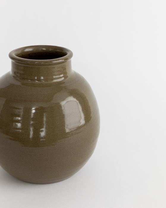 Brookings Carob Stoneware Vase | McGee & Co.