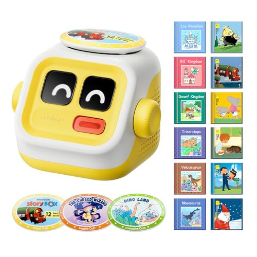 seedpace Interactive Story Machine for Kids: Screen-Free Player with 3 Story Books, 120 Stories, 600 Minutes, Bluetooth Speaker, Robot Pet, Educational Toy, Learning, Toddlers Gift | Amazon (US)
