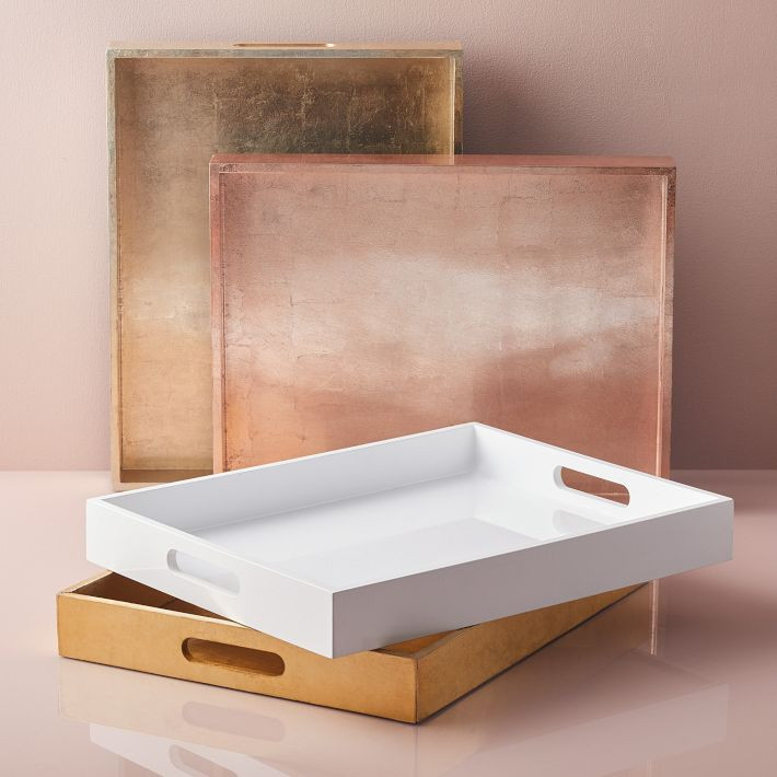 Lacquer Wood Trays (14" x 18") | West Elm (US)